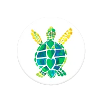 COMBO PopSocket & PopClip turtle Love Белый