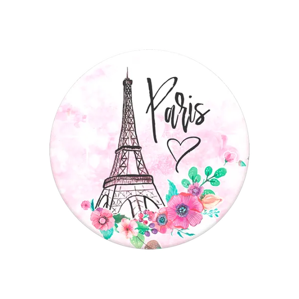 COMBO PopSocket & PopClip Paris Розовый photo 1