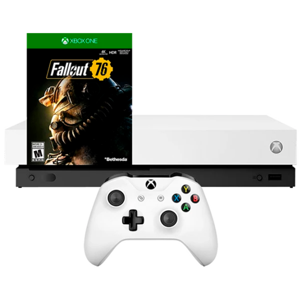Microsoft Xbox One X + Fallout 76 Белый photo 1