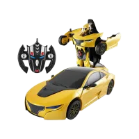 Mașină-transformer Rastar Transformer X Man 8 km/ h/ Gold