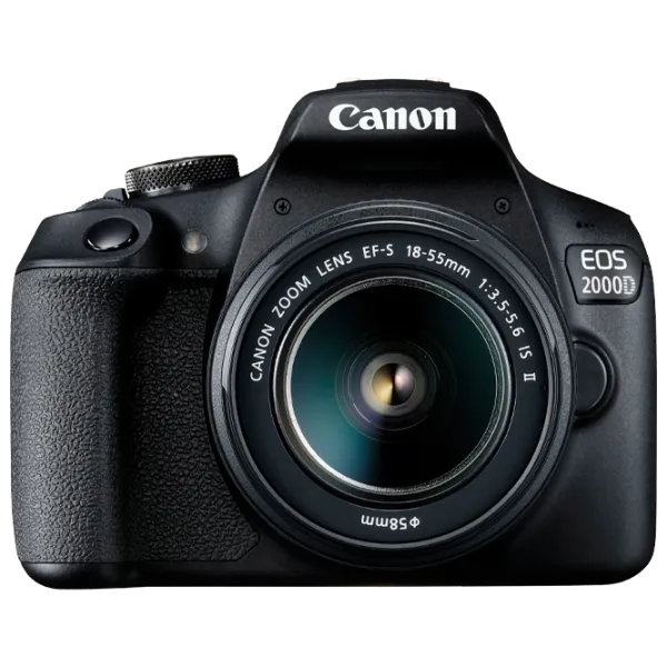 Фотоаппарат Canon EOS 2000D Kit CMOS/ Черный photo 1 Фотоаппарат Canon EOS 2000D Kit CMOS/ Черный photo 1