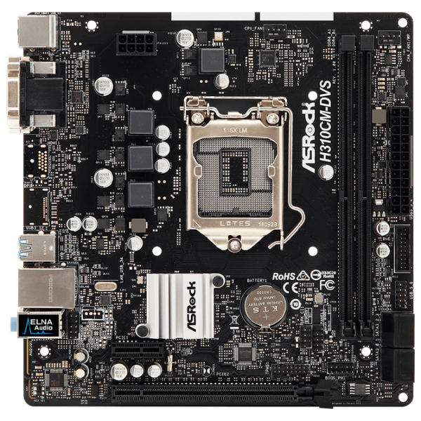 Placă de bază ASRock H310CM-DVS mATX/ Intel H310 photo 1