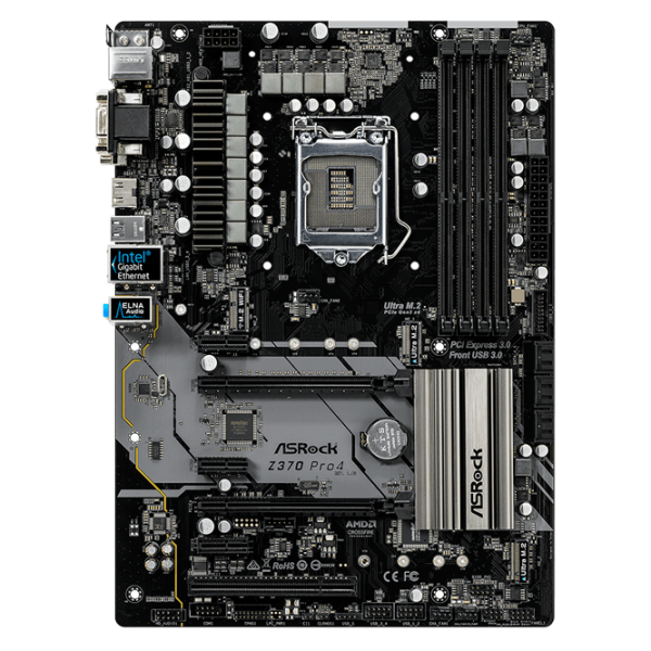 Placă de bază ASRock Z370 PRO4 Gaming/ ATX/ Intel Z370 photo 1 Placă de bază ASRock Z370 PRO4 Gaming/ ATX/ Intel Z370 photo 1