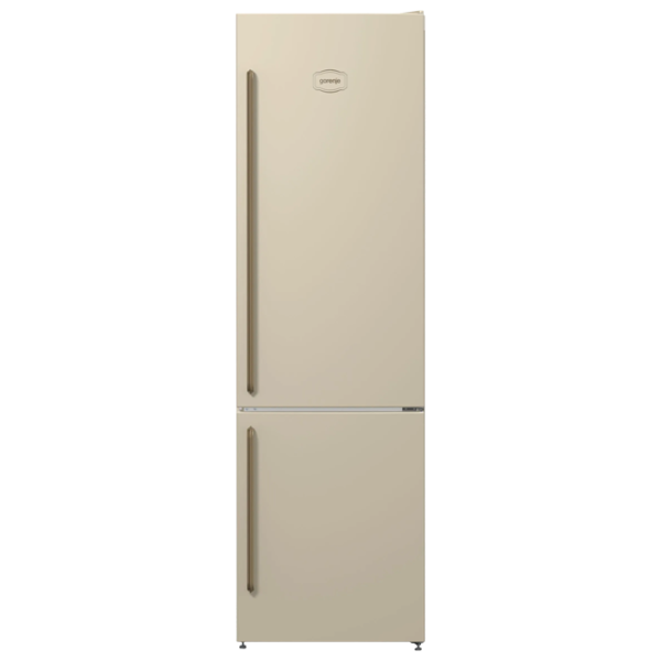 Frigider Gorenje NRK 621 CLI cu congelator jos 339 l / 200 cm / Ivory photo 1