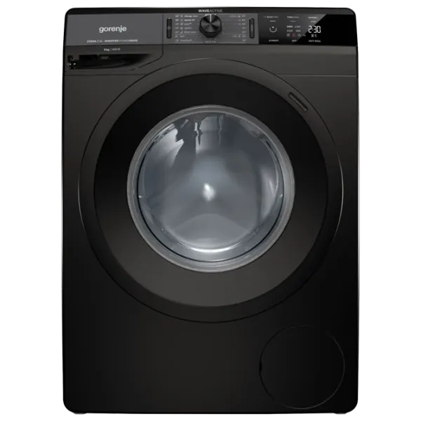 Стиральная машина Gorenje WEI 843 B 8 кг / 1400 об/мин / Черный photo 1 Стиральная машина Gorenje WEI 843 B 8 кг / 1400 об/мин / Черный photo 1
