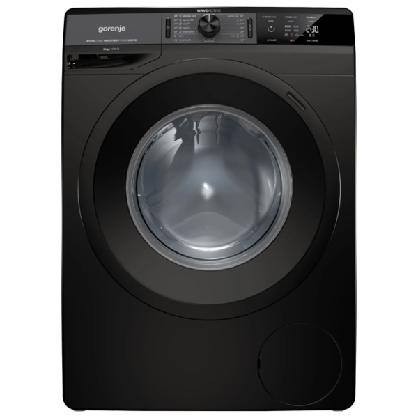 Стиральная машина Gorenje WEI 843 B 8 кг / 1400 об/мин / Черный photo 1 Стиральная машина Gorenje WEI 843 B 8 кг / 1400 об/мин / Черный photo 1