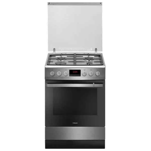 Плита Hansa FCMI69229 Газовая/ Нержавеющая сталь/ Черный photo 1