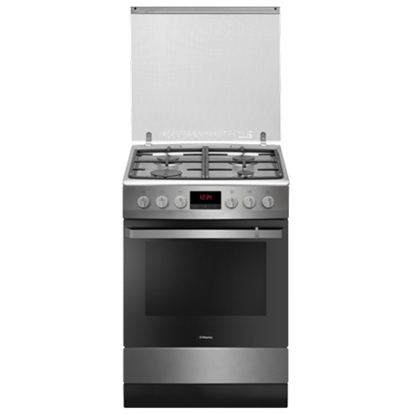 Плита Hansa FCMI69229 Газовая/ Нержавеющая сталь/ Черный photo 1