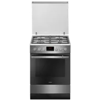 Плита Hansa FCMI69229 Газовая/ Нержавеющая сталь/ Черный