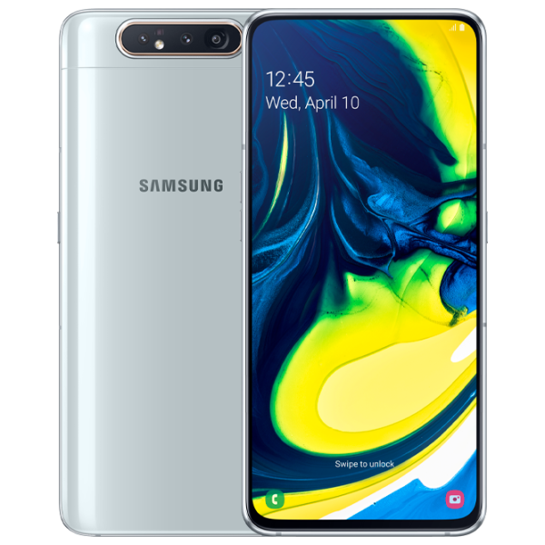 Samsung Galaxy A80 8 ГБ/ 128 ГБ/ Dual SIM/ Белый  photo 1 Samsung Galaxy A80 8 ГБ/ 128 ГБ/ Dual SIM/ Белый  photo 1