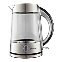 Ceainic Electric Gorenje K17G 1.7 l/ Ascuns spirală/ Inox Silver