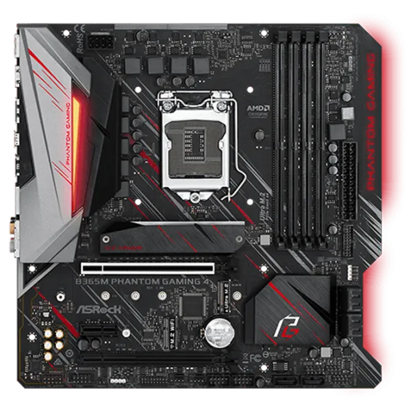 Материнская плата ASRock B365M PHANTOM GAMING 4 mATX/ Intel B365 photo 1