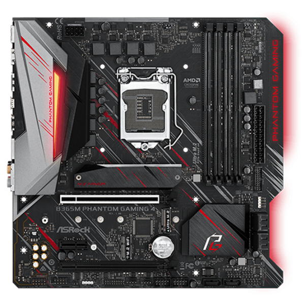 Материнская плата ASRock B365M PHANTOM GAMING 4 mATX/ Intel B365 photo 1