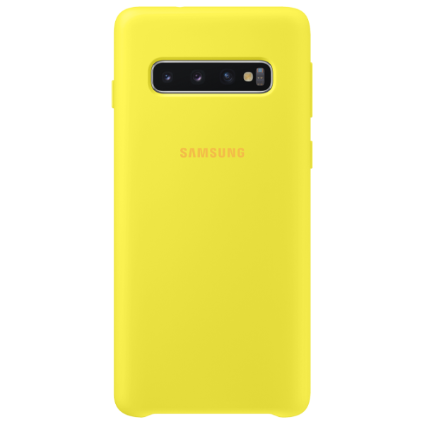 Husă pentru smartphone Samsung Galaxy S10 Samsung/ Back/ Piele/ Yellow photo 1
