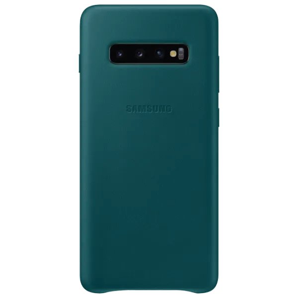 Чехол для смартфона Samsung Galaxy S10 Samsung/ Back/ Кожа/ Зелёный photo 1