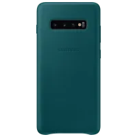 Чехол для смартфона Samsung Galaxy S10 Samsung/ Back/ Кожа/ Зелёный