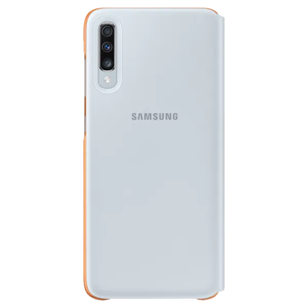Чехол для смартфона Samsung Galaxy A70 Samsung/ Flip Cover/ PP/ Оранжевый Белый photo 1