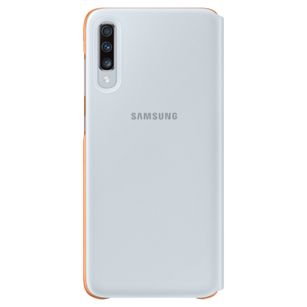Чехол для смартфона Samsung Galaxy A70 Samsung/ Flip Cover/ PP/ Оранжевый Белый photo 1