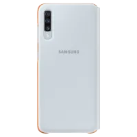 Чехол для смартфона Samsung Galaxy A70 Samsung/ Flip Cover/ PP/ Оранжевый Белый