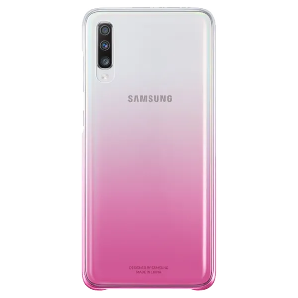 Husă pentru smartphone Samsung Galaxy A70 Samsung/ Back/ PP/ Gradation Pink photo 1