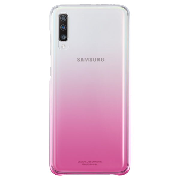 Husă pentru smartphone Samsung Galaxy A70 Samsung/ Back/ PP/ Gradation Pink photo 1