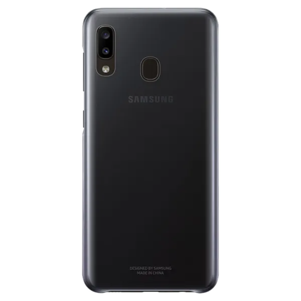 Husă pentru smartphone Samsung Galaxy A20 Samsung/ Back/ PP/ Gradation Black photo 1