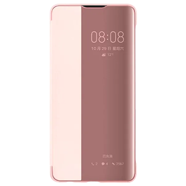 Чехол для смартфона Huawei P30 Pro Huawei/ Flip Cover View/ PC/ PU/ Розовый photo 1