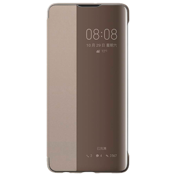 Husă pentru smartphone Huawei P30 Pro Huawei/ Flip Cover View/ PC/ PU/ Khaki Green photo 1