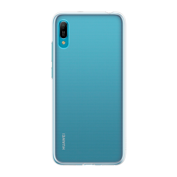 Чехол для смартфона Huawei Y6 2019 Huawei/ Back/ TPU/ Прозрачный Белый photo 1 Чехол для смартфона Huawei Y6 2019 Huawei/ Back/ TPU/ Прозрачный Белый photo 1