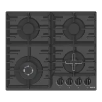 Plită Gorenje GTW 641 B Gaz/ Black
