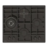 Plită Gorenje GTW 6D41 B Gaz/ Black