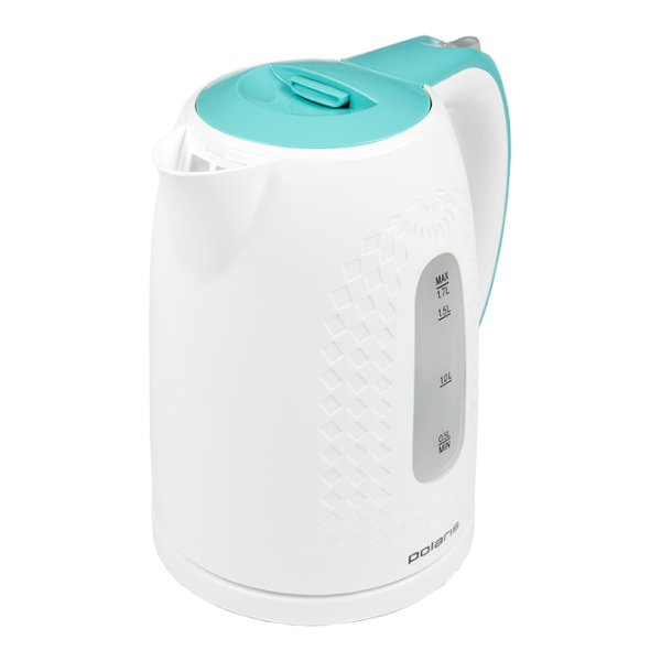 Ceainic Electric Polaris PWK1713C 1.7 l/ Ascuns spirală/ Turquoise White photo 1