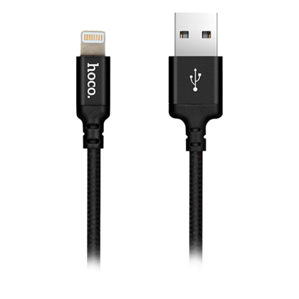 Cablu GSM Hoco USB + Lightning X14 High Speed / 2 m/ Black photo 1 Cablu GSM Hoco USB + Lightning X14 High Speed / 2 m/ Black photo 1