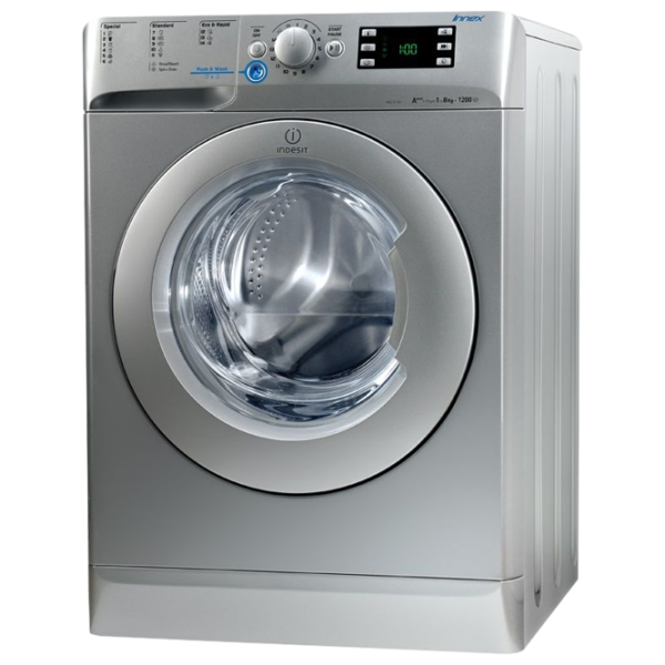 Mașină de spălat Hotpoint-Ariston XWE 81283X S EX 8 kg / 1200 rpm / Gray photo 1