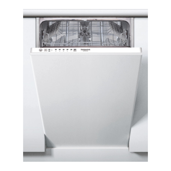 Посудомоечная машина Hotpoint-Ariston HSIE 2B0 Узкая/ Белый photo 1