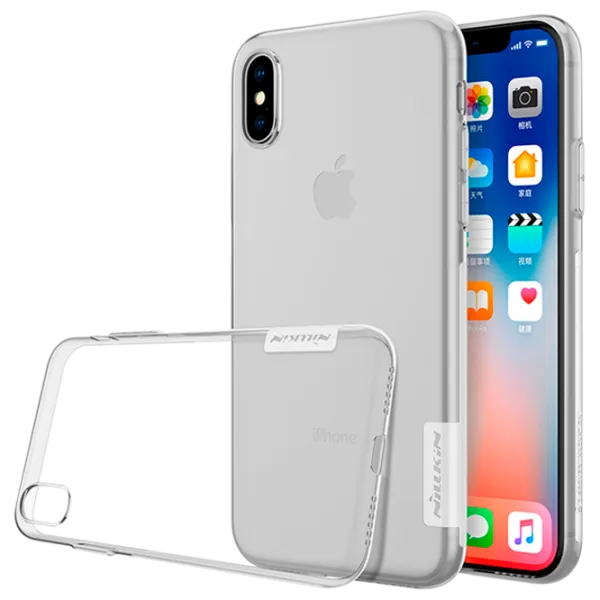 Husă pentru smartphone Apple iPhone XS Nillkin/ Back/ TPU/ White Transparent photo 1