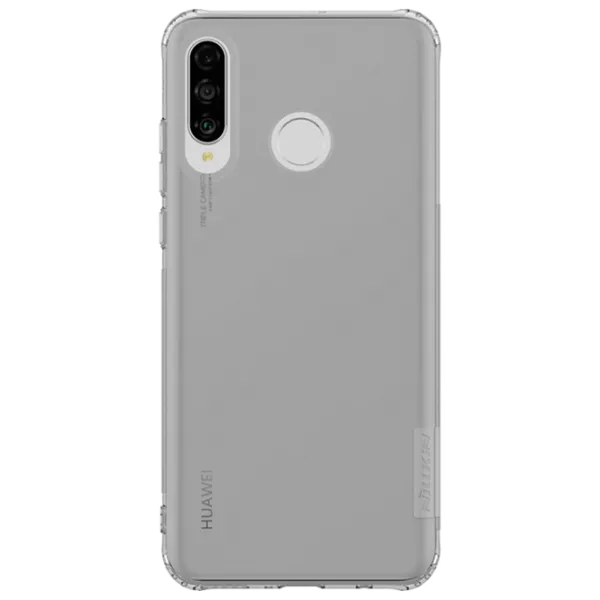 Husă pentru smartphone Huawei P30 Lite Nillkin/ Back/ TPU/ Gray Transparent photo 1