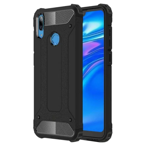 Husă pentru smartphone Huawei Y7 2019 Cover X/ Back/ TPU/ Black photo 1 Husă pentru smartphone Huawei Y7 2019 Cover X/ Back/ TPU/ Black photo 1