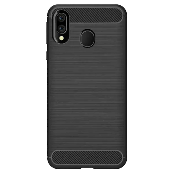 Husă pentru smartphone Samsung Galaxy A20 Cover X/ Back/ TPU/ Black photo 1