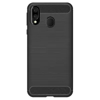 Husă pentru smartphone Samsung Galaxy A20 Cover X/ Back/ TPU/ Black