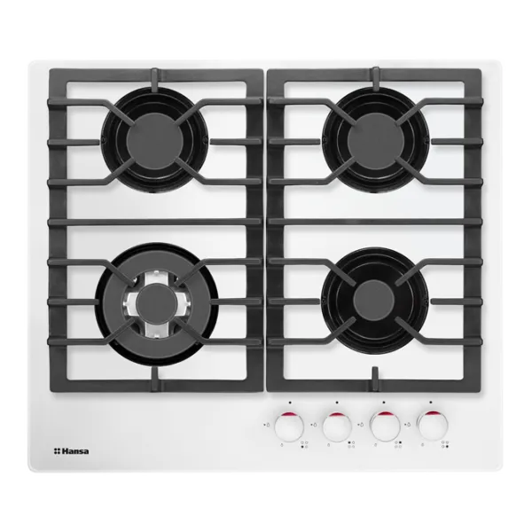 Plită Hansa BHKW63138 Gaz/ White photo 1 Plită Hansa BHKW63138 Gaz/ White photo 1