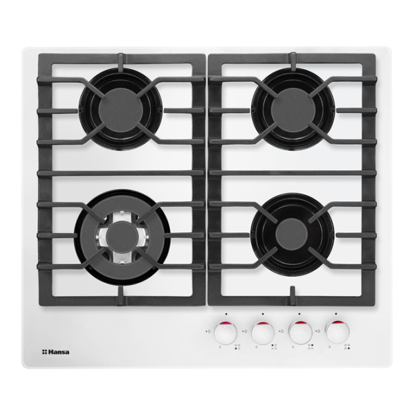 Plită Hansa BHKW63138 Gaz/ White photo 1 Plită Hansa BHKW63138 Gaz/ White photo 1