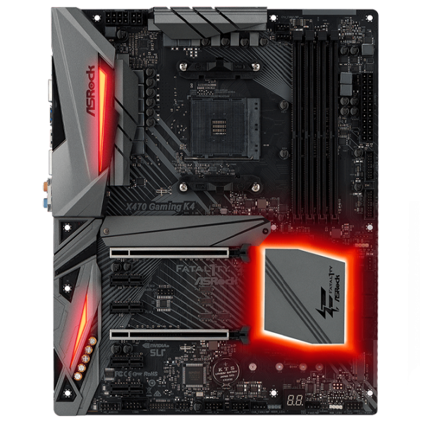 Материнская плата ASRock Fatal1ty X470 GAMING K4 ATX/ AMD X470 photo 1
