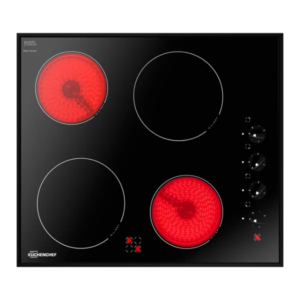 Варочная панель KÜCHENCHEF KHC600S Электрический/ Черный Черный photo 1