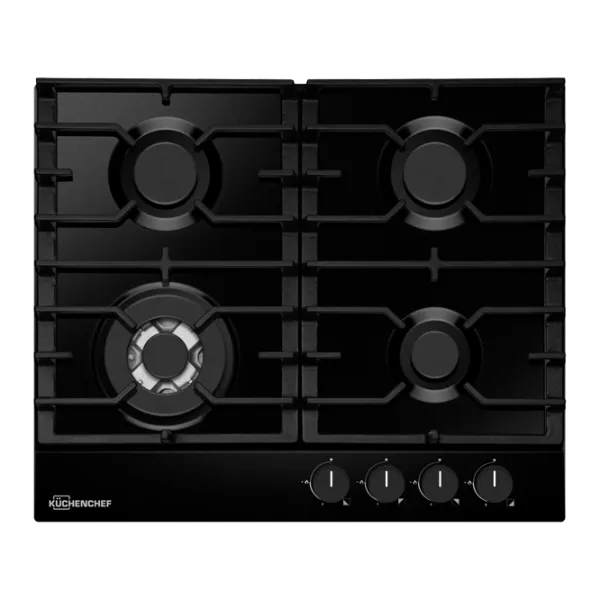 Plită KÜCHENCHEF KHG611WAS Gaz/ Black photo 1 Plită KÜCHENCHEF KHG611WAS Gaz/ Black photo 1