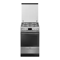 Aragaz Hansa FCMS58224 Combinată/ Black Silver