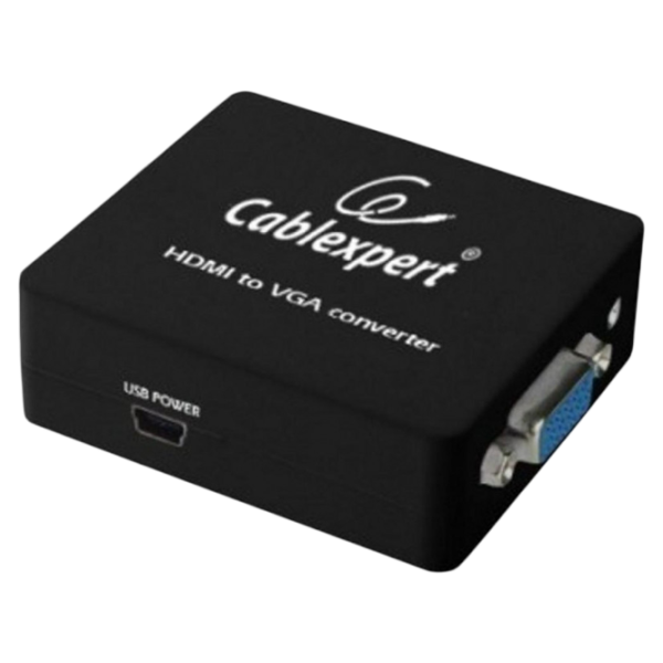 Адаптер HDMI to VGA DSC-HDMI-VGA-001 Cablexpert Черный photo 1