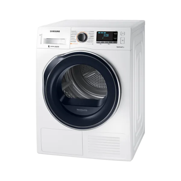 Mașină de uscat rufe Samsung DV90M6200CW/ LE 9 kg/ White photo 1
