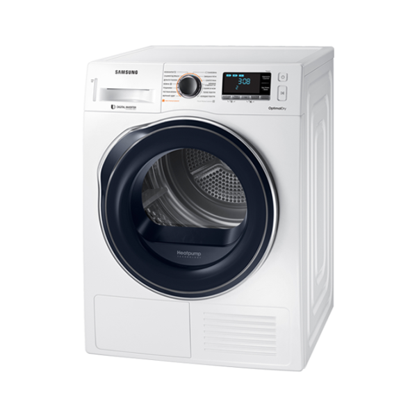 Mașină de uscat rufe Samsung DV90M6200CW/ LE 9 kg/ White photo 1
