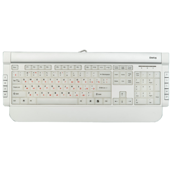 Tastatură DIALOG KK-L06U Cu fir/ White photo 1